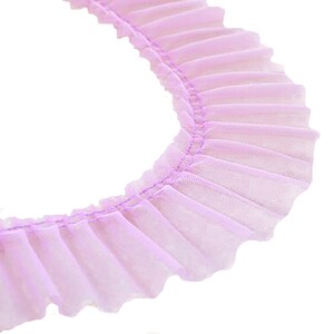 Tulle Pleated Ruffle Trim 10 Cm Wide - Sold by the Yard - Etsy