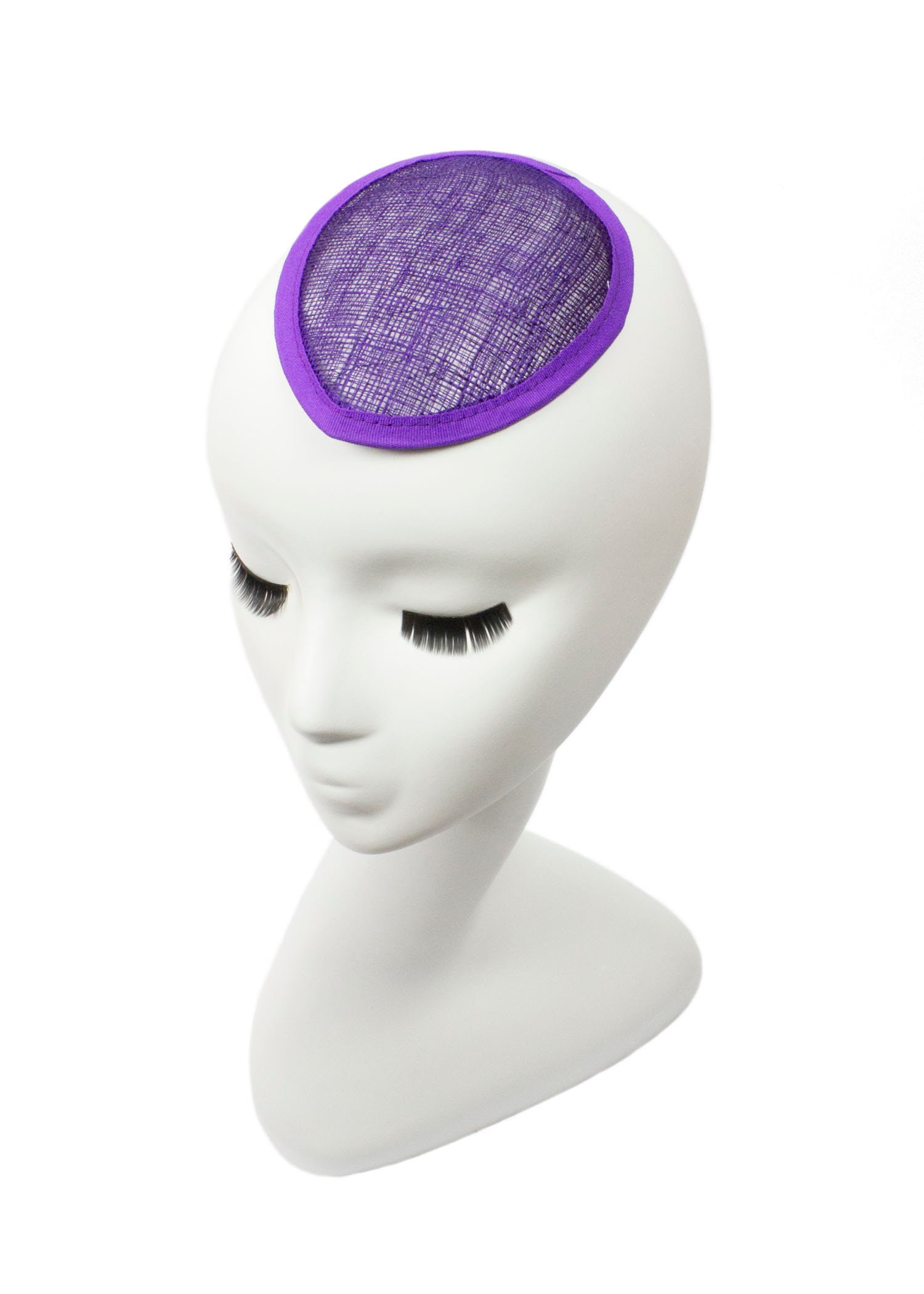 5213 Sinamay Teardrop Fascinator Hat Base 5 1/2\