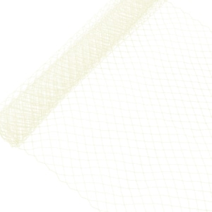 Russian Birdcage Veil Netting 10&quot; Wide - Sold by the Yard - Ivory