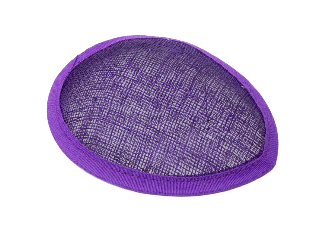 Sinamay Teardrop Fascinator Base 5 1/2 display picture 3