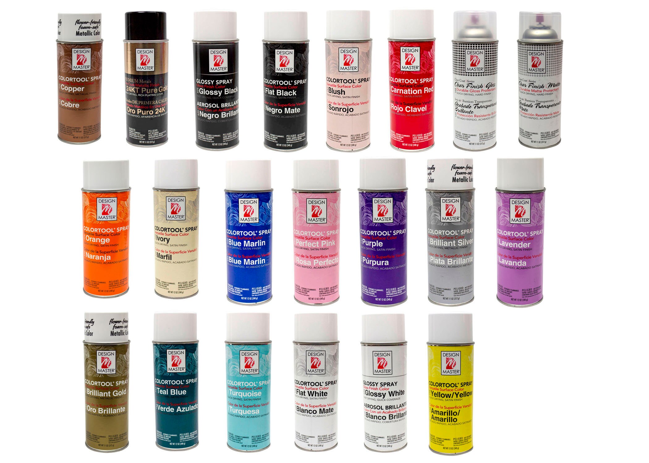 Design Master Colortool Spray Paint 12 oz Brilliant Silver Etsy