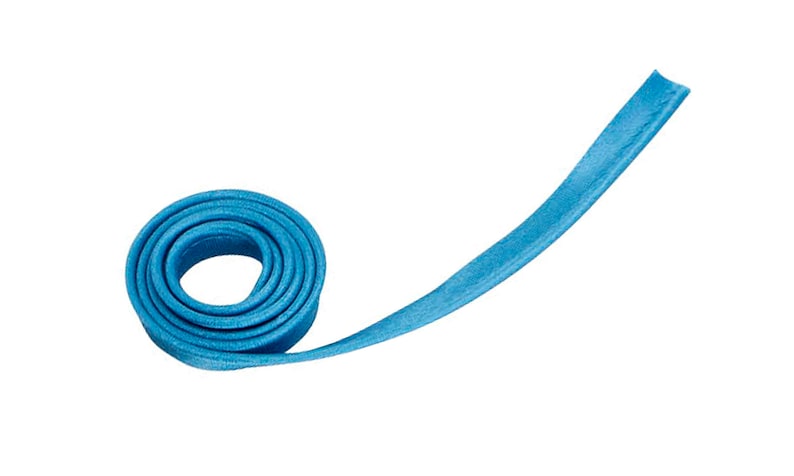 5 Yards Satin Piping Binding Tape 12 Wide Aqua Blue
