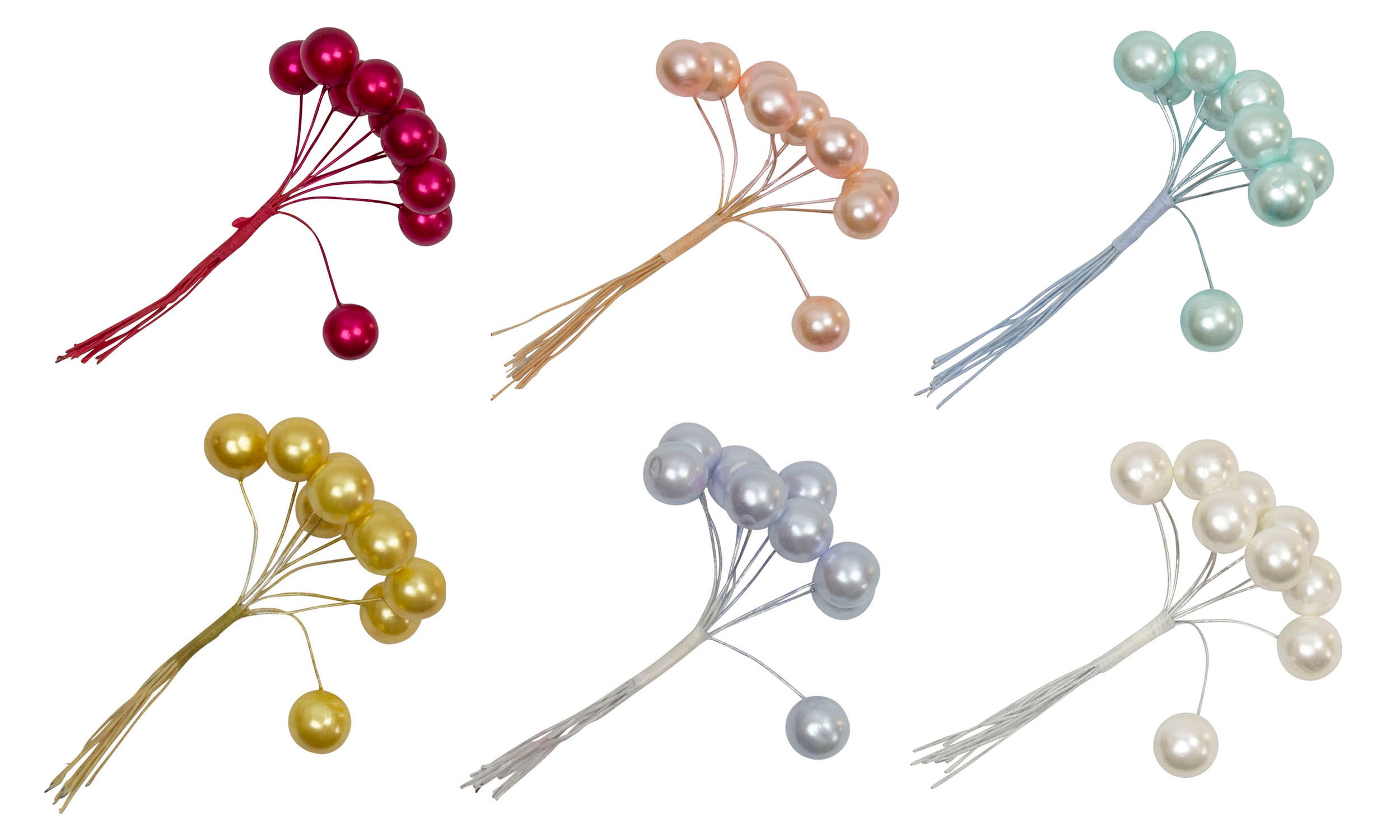 Flower Stamens for Artificial Flower Making Large Pearl 10 Etsy