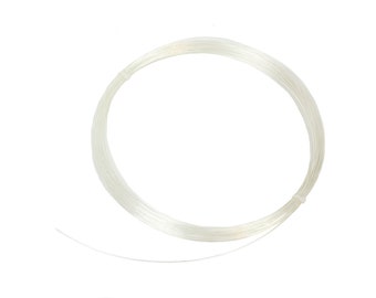 Polyester Plastic Memory Wire for Millinery Hat Brims - 1.5mm Transparent - Sold by the Yard