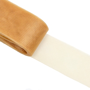 Crinoline Horsehair Braid for Millinery 3&quot; (8 cm) Wide - Tan - Sold by the Yard