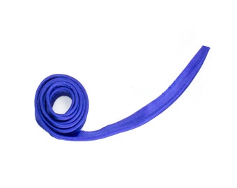 Satin Piping Binding Tape 1/2" Wide - Blue - Sold by the Yard