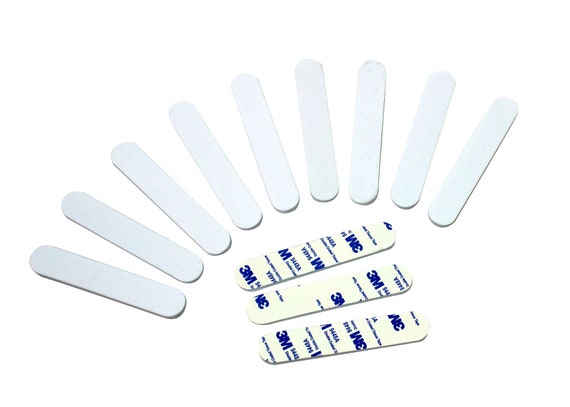 Hat Size Reducer Foam Adhesive Strips Package of 12 Pieces White