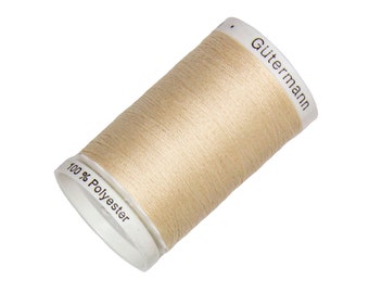 Gutermann Thread - Sew All Polyester Thread 547 Yards Eggshell (22)