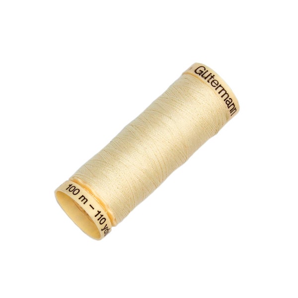 Gutermann Thread - Sew All Polyester Thread 110 Yards Ivory (800)