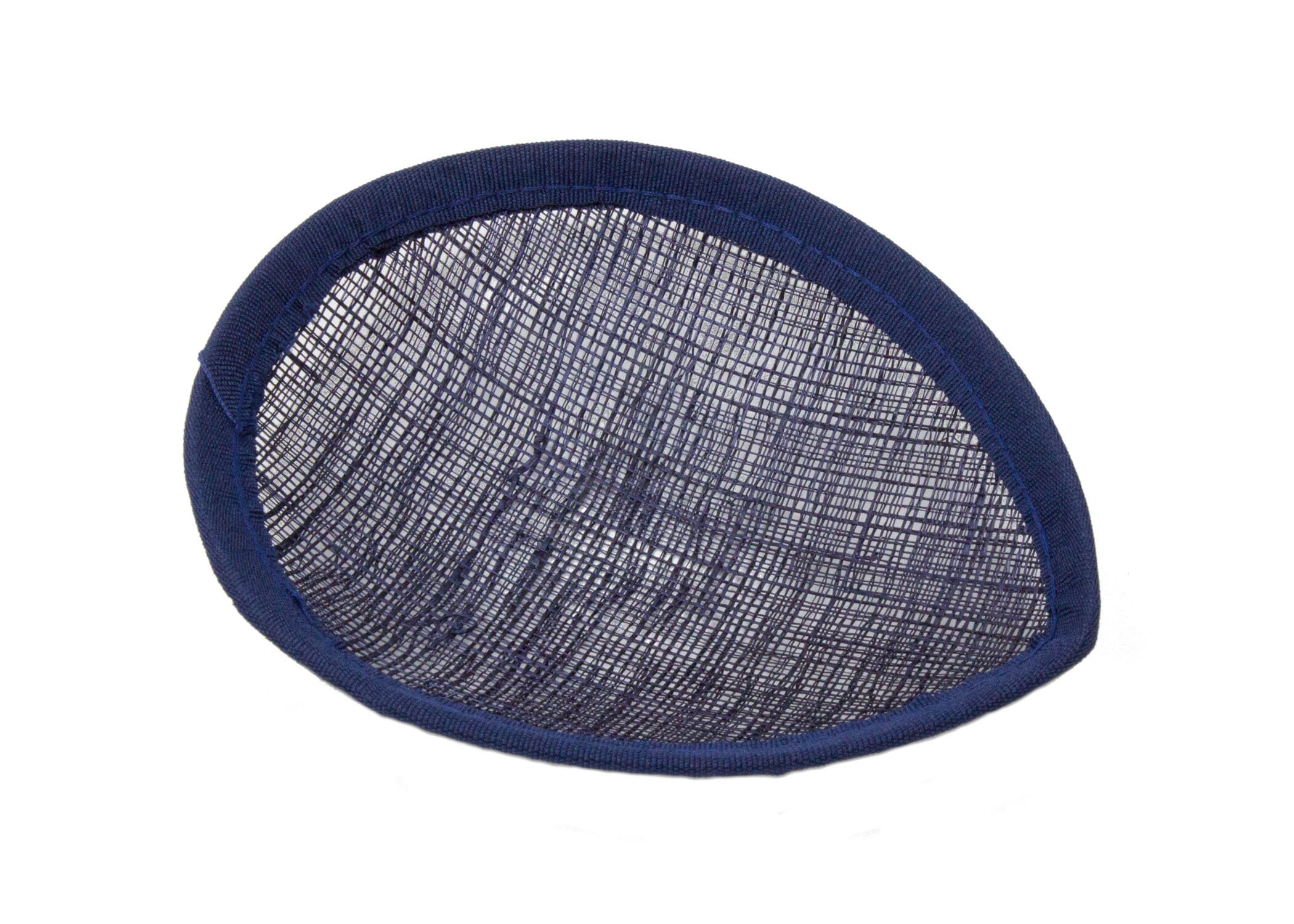 8799 Sinamay Teardrop Fascinator Hat Base 5 1/2\