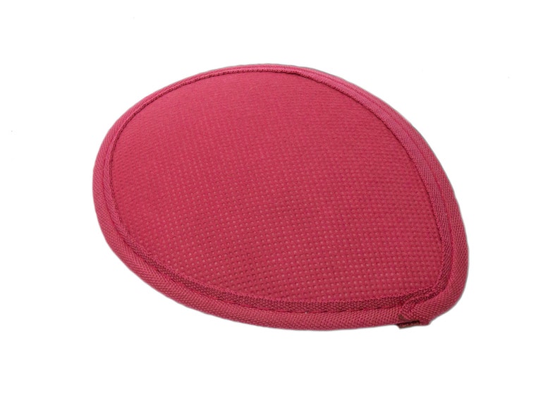 Teardrop Fascinator Hat Base with Hair Clips 6 x 4 12 Maroon