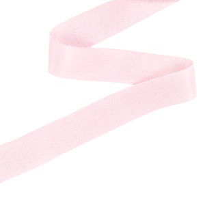 Petersham Ribbon Cotton Rayon 25 mm (1") - Sold by the Yard - Light Pink