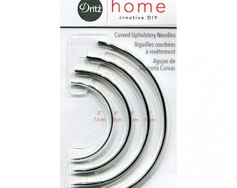 Curved Upholstery Needles 4 Pcs - Humboldt Haberdashery