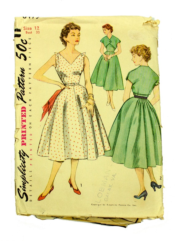 Simplicity 8479 Women S One Piece Dress And Short Jacket Etsy