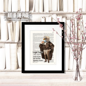 Lawyer print, &quot;Legal Eagle- Definition&quot;, Lawyer Gift, Funny Lawyer print, Pass the Bar gift, Law Office Decor, Attorney gift