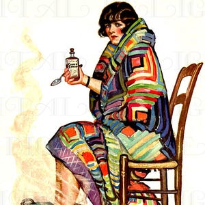 Melhoras. Ilustração vintage Art Déco. Perfeito para cartões comemorativos. Download digital vintage. Impressão vintage de melhoras.