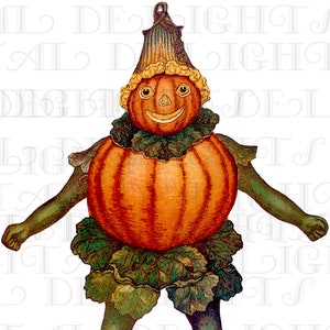 Le meilleur homme végétarien ! Découpe HALLOWEEN. Téléchargement numérique d'Halloween. Illustration vintage découpée avec des matrices d'Halloween.