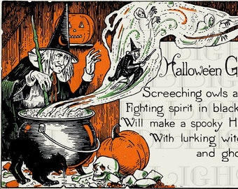 Witch Illustration Etsy