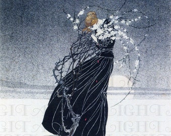 Extremely RARE. Mother Among Thorns.  Kay Nielsen. VINTAGE Digital Illustration. Digital Deco Download. Vintage Digital PRINT.