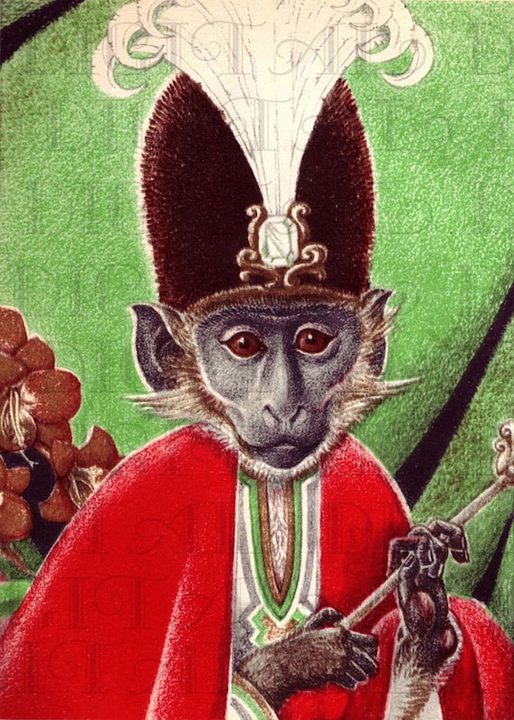 King of the Monkeys. Digital Offbeat VINTAGE Monkey