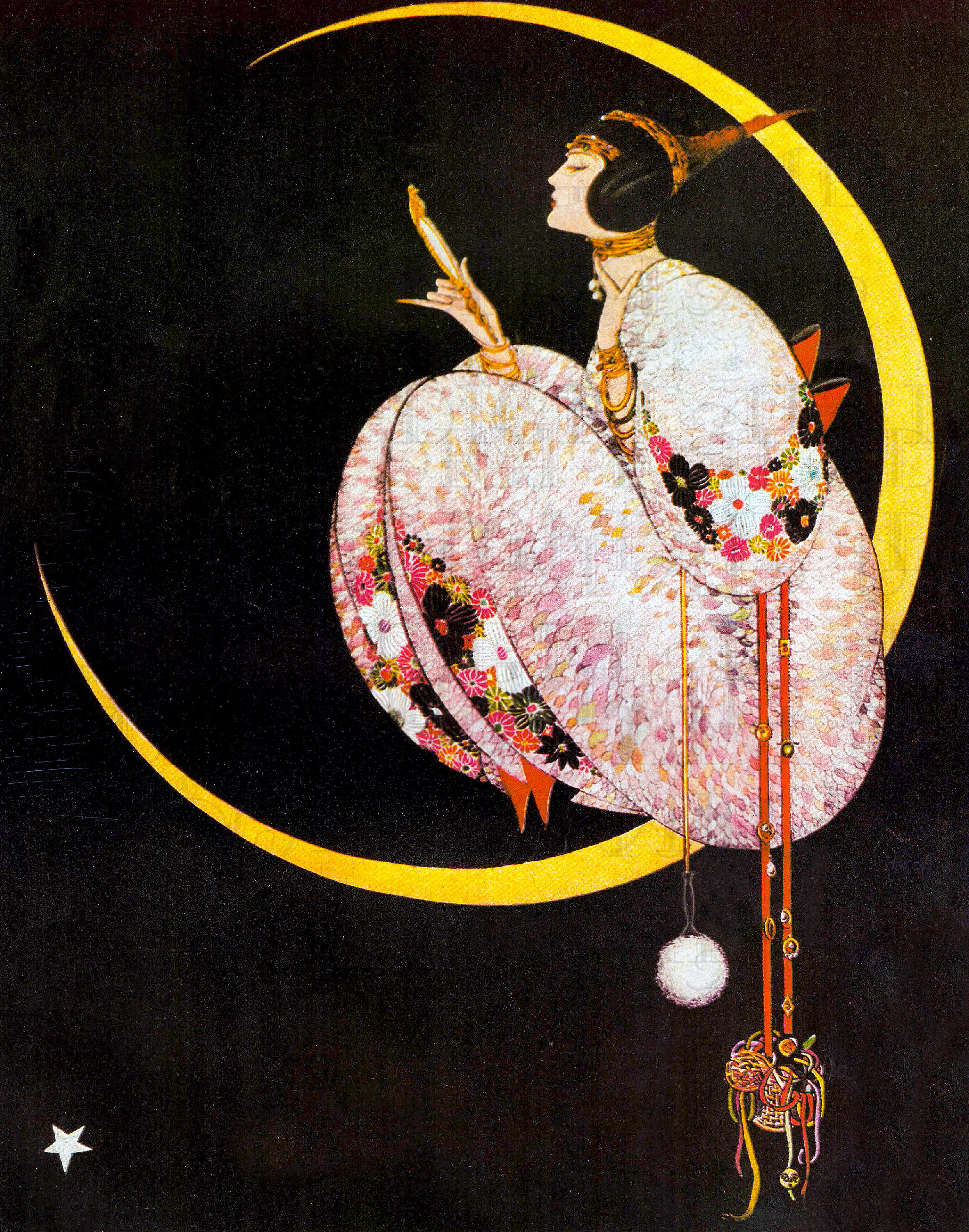 Vogue Moon Print - Etsy