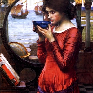 DESTINY! John Waterhouse Painting: Pre-Raphaelite Art Print (Digital Download)