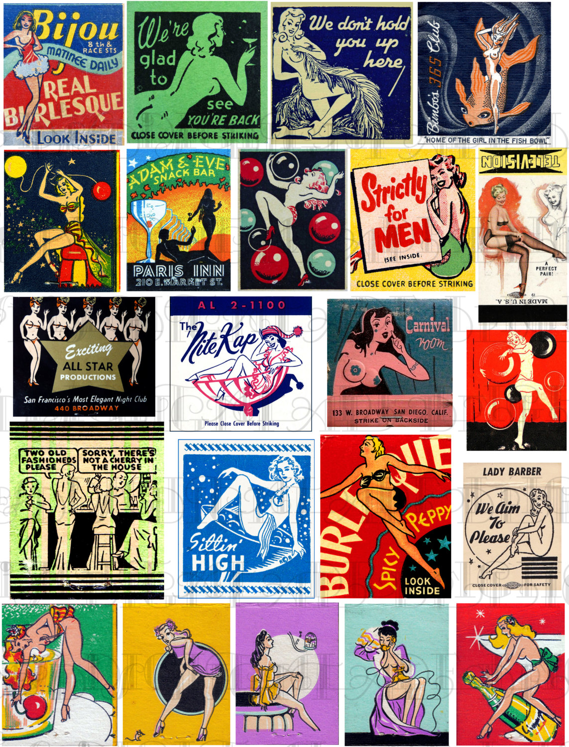 22 Vintage Pinup Matchbooks Vintage MATCHBOOK Printable Collage 22-vintage-pinup-matchbooks-vintage-matchbook-printable-collage