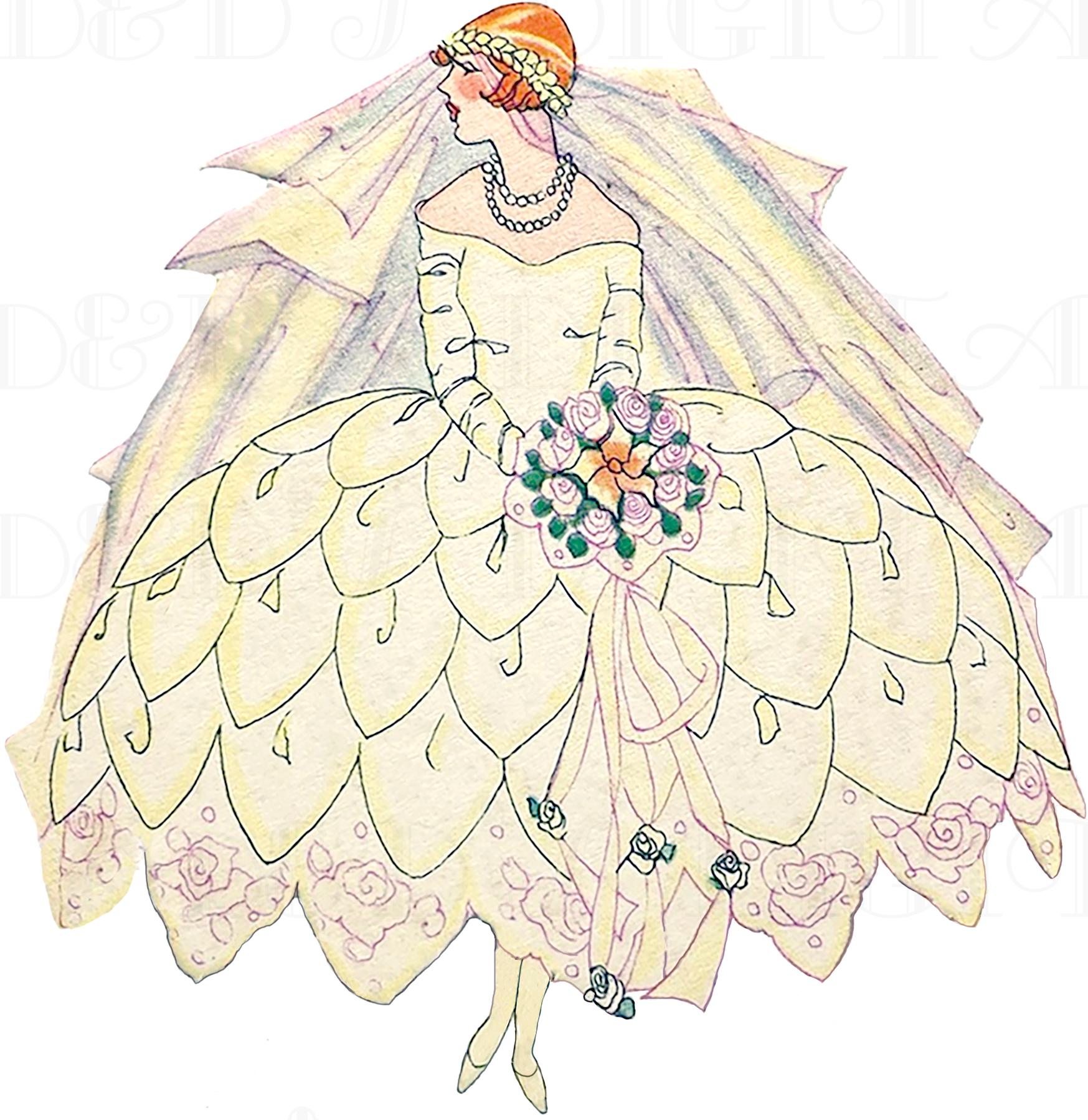 Petal Dress Robe Junon Dior Flapper Gown