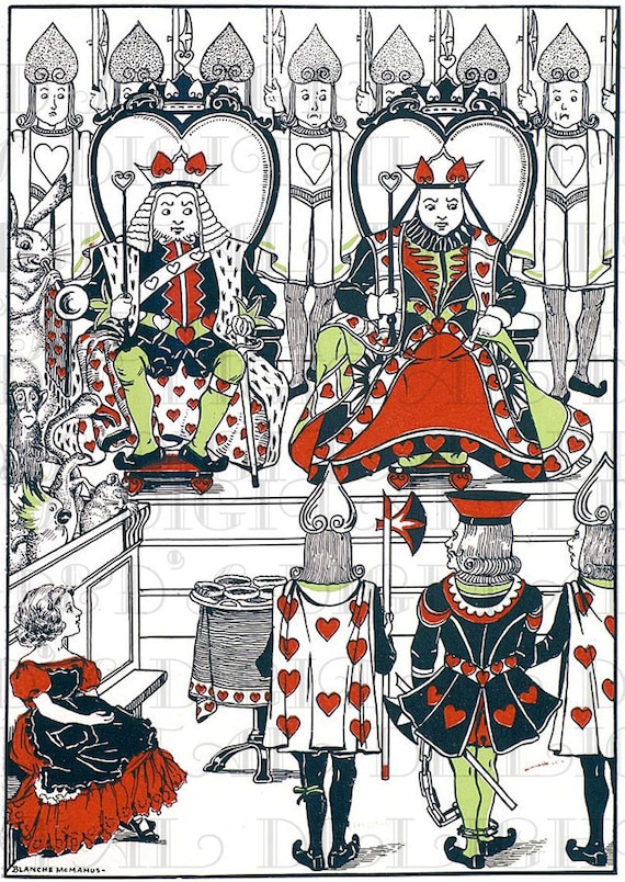 King Of Hearts Alice In Wonderland