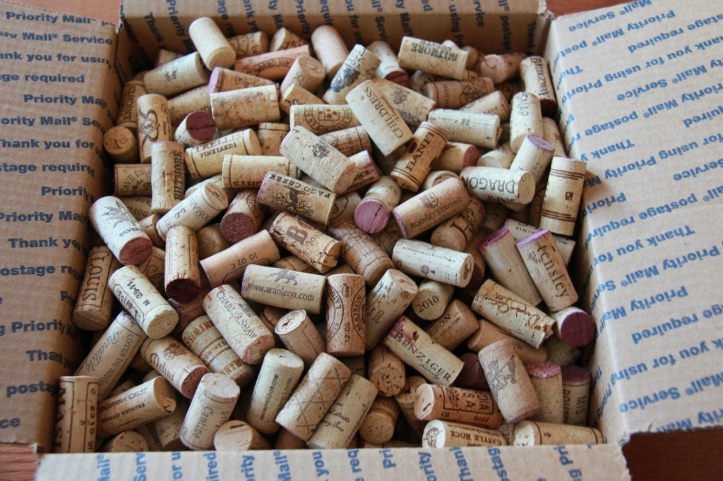 500 Used Natural Wine Corks Etsy