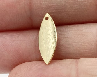 Gold filled Oval Pendant , 5 15 50 100 pcs 30%Off , Gold Oval Charm , Gold Oval Pendant , Gold Geometric Pendant , Gold fill Oval Pendant