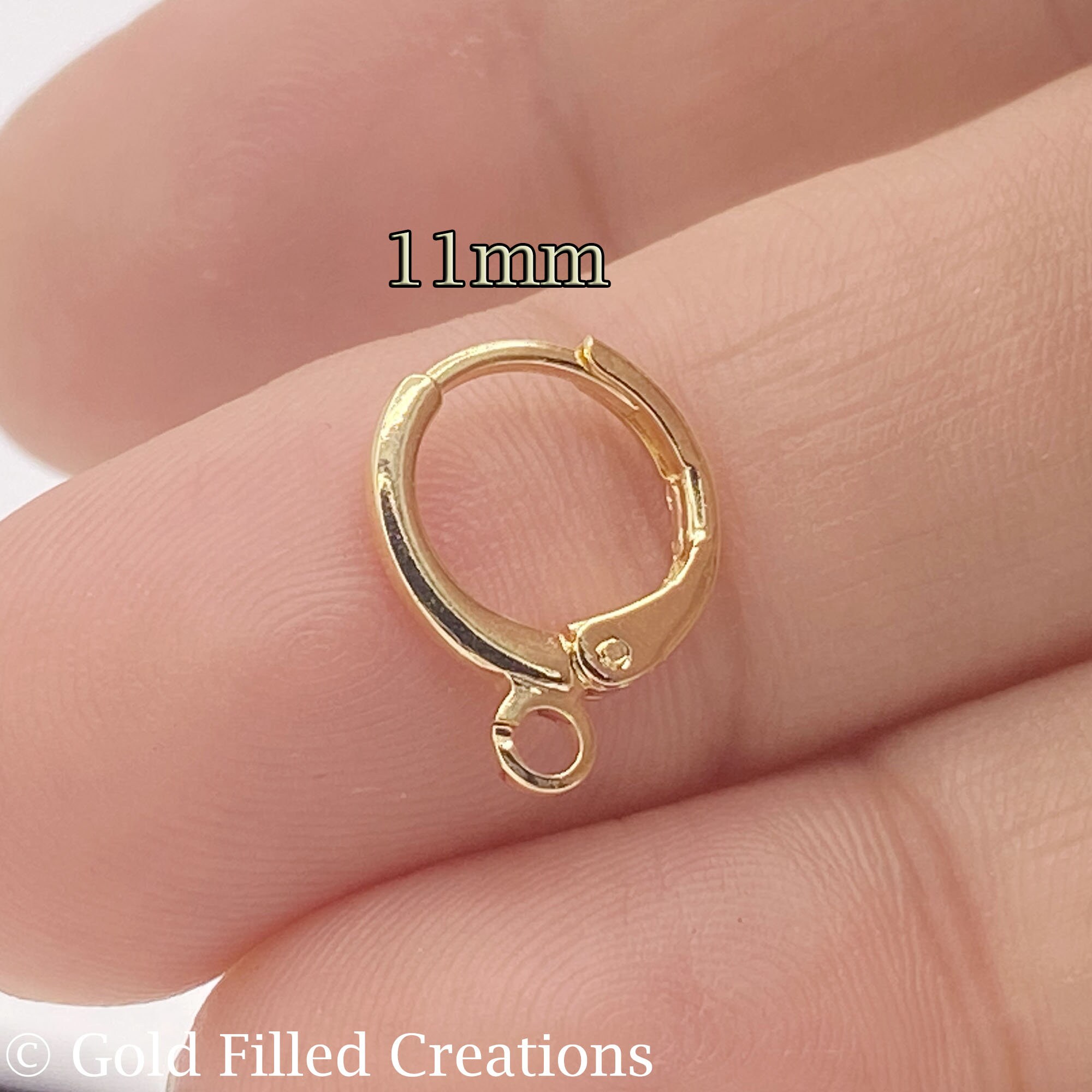 ピアス Round Hoop One Touch Earrings #7114 Round Hoop One Touch Earrings