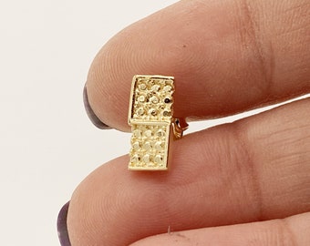 Gold filled bar earring Stud , gold geomeric rectangle earrings , gold fill Geometric Bar Studs , Gift for Her Earring , Jewelry Earrings
