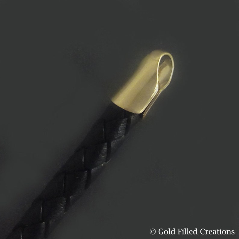 Gold Filled End Caps 2mm Bulk 10 30 100 Pcs 25off Leather Etsy