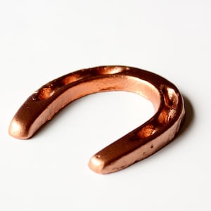 Small Horseshoe Metallic Copper Rustic Western Decor  Lucky Horse Shoe Cowboys Wild West Party Favor