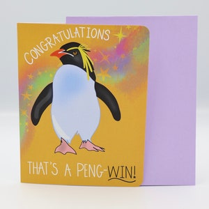 Félicitations, c'est un Peng-WIN ! Jolie carte