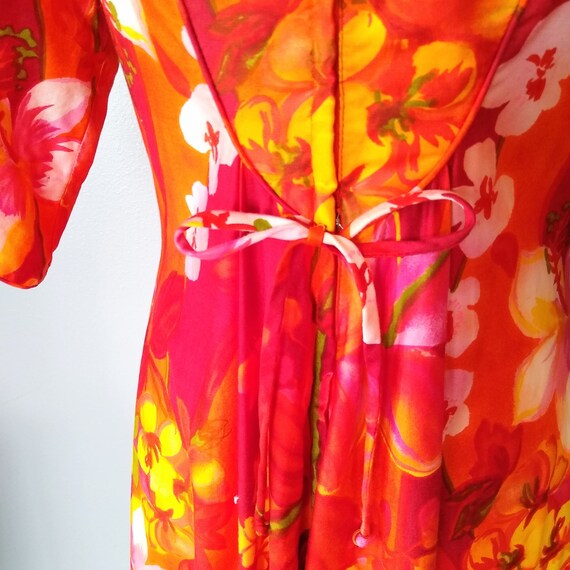 Vintage Reef Hawaii Floral Maxi Dress - Full Leng… - image 8