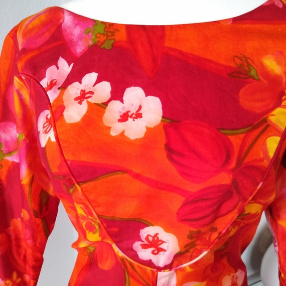 Vintage Reef Hawaii Floral Maxi Dress - Full Leng… - image 4