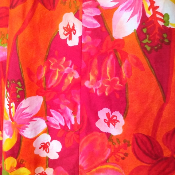 Vintage Reef Hawaii Floral Maxi Dress - Full Leng… - image 7