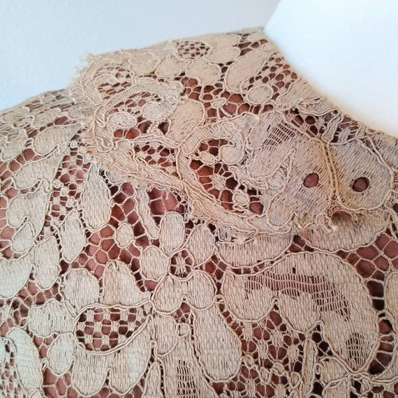 Vintage Lace Jacket and Skirt Set - Mad Men Style… - image 7