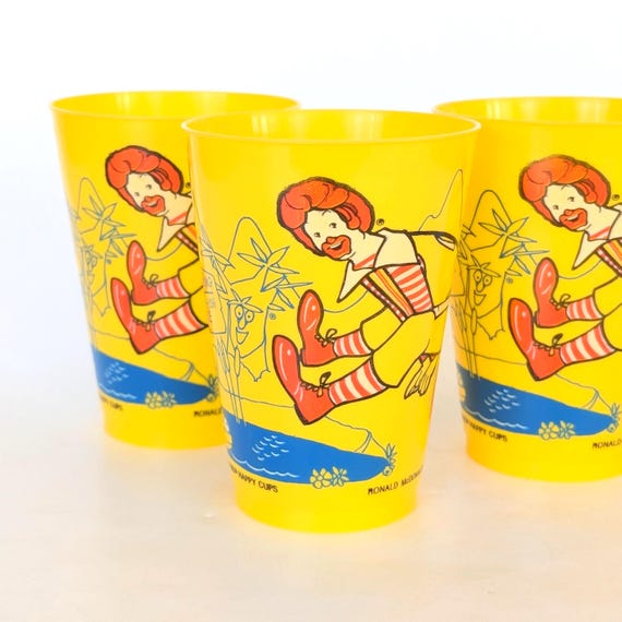 1977 Vintage Mcdonaldland Happy Cup - Mcdonald's Happy Meal