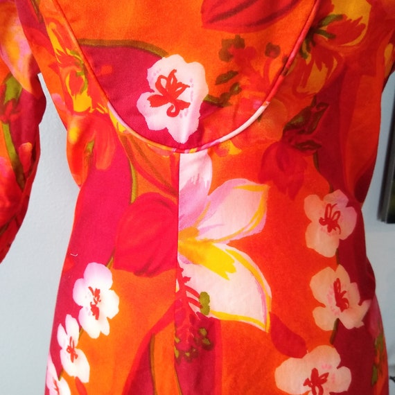 Vintage Reef Hawaii Floral Maxi Dress - Full Leng… - image 6