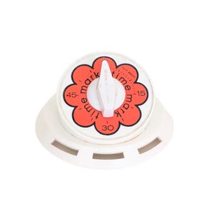 1960s Vintage Mark Time Flower Power Kitchen Timer