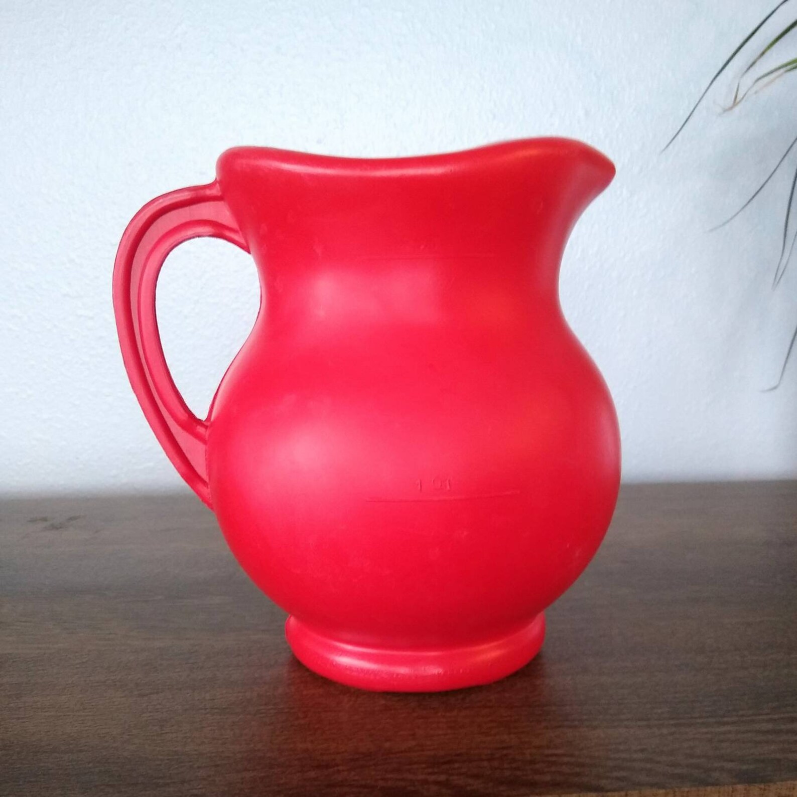 Vintage KoolAid 2Quart Red Plastic Pitcher Collectible Etsy