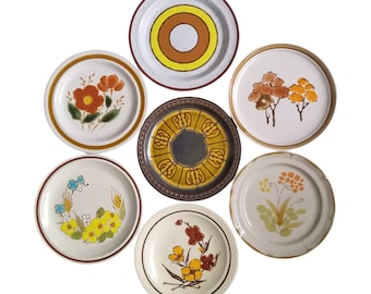 Vintage Stoneware Salad Plates - Mix and Match - Vintage Dinnerware