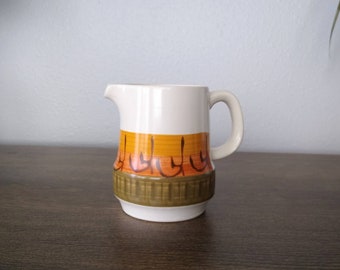 Vintage Galaxy Casual Stoneware Creamer with Midcentury Mod Design