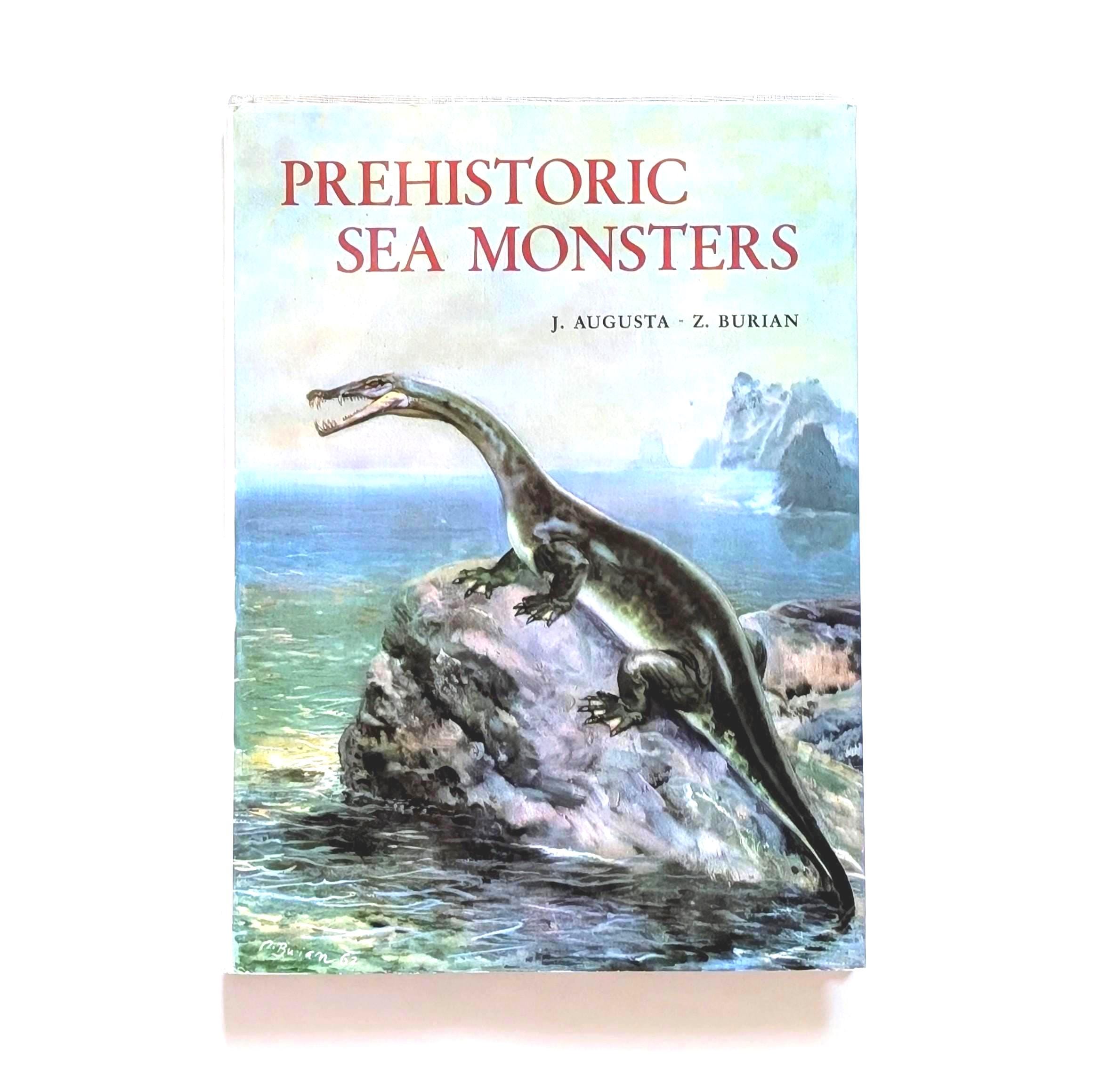 Rare Prehistoric Sea Monsters Hardcover Book - 1964 First Edition - J  Augusta - Z Burian - Etsy