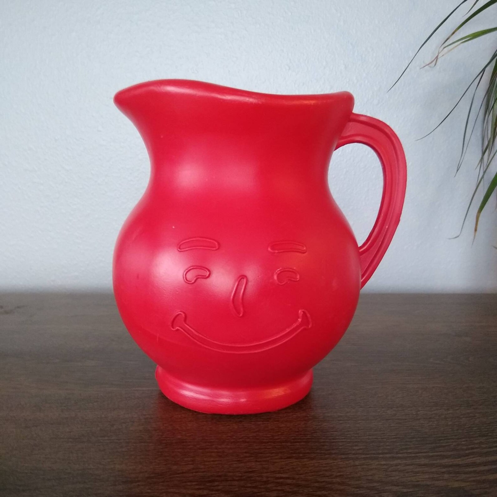 Vintage KoolAid 2Quart Red Plastic Pitcher Collectible Etsy