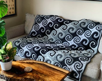 Crochet Blanket Pattern - Rainbow Galaxy Blanket / Afghan