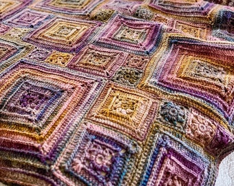 Crochet Blanket Pattern - Crazy Daisy Blanket Pattern